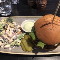 Beetroot Burger & Raw Slaw  at The Gate - Marylebone in London