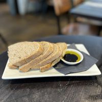Rye Sourdough Bread - Maldon salt, EVO oil, balsamic  at The Gate - Marylebone in London