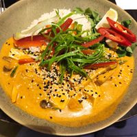 Red thai curry (vegan) at The Gate - Marylebone in London