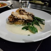 Eggplant cordon bleu at The Gate - Marylebone in London