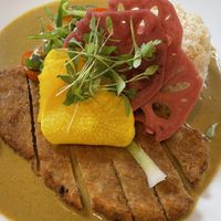 Katsu curry  at The Gate - Marylebone in London