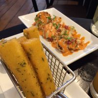 Sides - polenta fries and cauliflower with tahini at The Gate - Marylebone in London