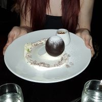 Vegan gluten free chocolate bomb at The Gate - Marylebone in London