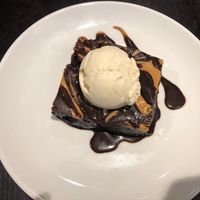 Peanut butter brownie  at The Gate - Marylebone in London