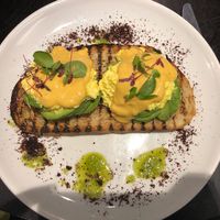 Avocado toast at The Gate - Marylebone in London