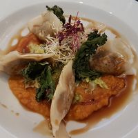 Gyoza, 14£,  at The Gate - Marylebone in London