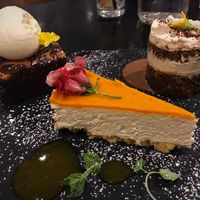 Trio of desserts! at The Gate - Marylebone in London