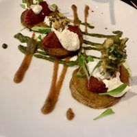 Potato chaat at The Gate - Marylebone in London