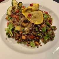 Red, Black and White quinoa salad at The Gate - Marylebone in London