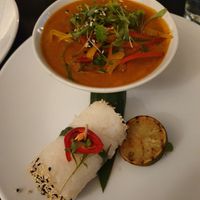 Red thai curry at The Gate - Marylebone in London