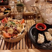 Salat with temphe at Galanga in Bunutan