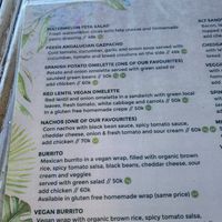 Menu at Green Leaf Cafe in Jemuluk