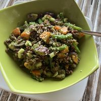 Thai green curry   at Green Leaf Cafe in Jemuluk