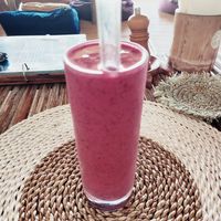 Mixed Berry & Coconut Milk at Green Leaf Cafe in Jemuluk