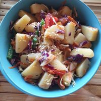 Potato salad at Green Leaf Cafe in Jemuluk