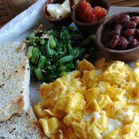 veg big breakfast at Green Leaf Cafe in Jemuluk