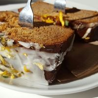 Cakes (lemon and thyme; ginger and marmalade) at The Fields Beneath - Kentish Town in North West London