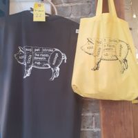T-shirt and tote bags forsale at The Fields Beneath - Kentish Town in North West London