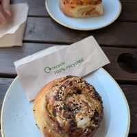 Cheese Vegemite scroll at The Fields Beneath - Kentish Town in North West London
