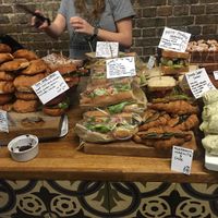 Lunchtime spread at The Fields Beneath - Kentish Town in North West London