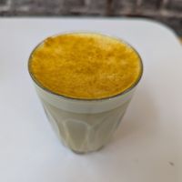 Golden milk at The Fields Beneath - Kentish Town in North West London