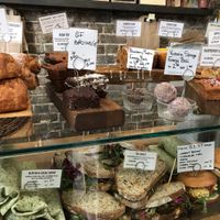 Sandwhichs and pastries 🖤 at The Fields Beneath - Kentish Town in North West London