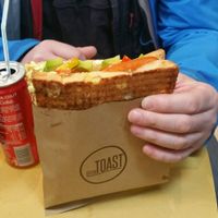 toast the size of your head at Breaking Toast in Bologna