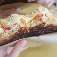 the Lolita toast at Breaking Toast in Bologna