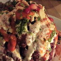 Cauliflower with almonds, pomegranate, tahini & herbs at Maray - Bold St in Liverpool