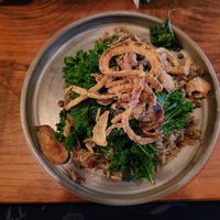 Spiced Lentil and Rice Mejadara #Veganuary at Maray - Bold St in Liverpool