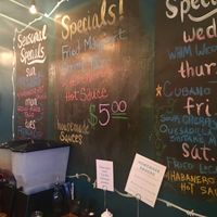 Drink and Sauce Station at Corner Taco in Jacksonville