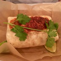 Vegan Burrito with Pinto Beans at Corner Taco in Jacksonville