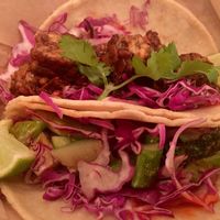 Local Tempeh & Seared Asparagus - Mexclectic Tacos  at Corner Taco in Jacksonville