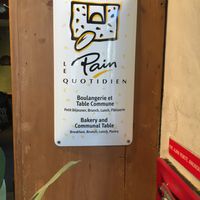 Sign at Le Pain Quotidien - 65th & Lexington in New York City