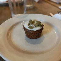 Mini vegan carrot cake, it was fine at Le Pain Quotidien - 65th & Lexington in New York City