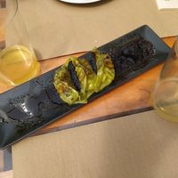 Giozas y sidra at El Manglar in Oviedo