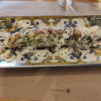 Menú del dia con una sola opción, pero todo buenísimo. El trato perfecto at El Manglar in Oviedo