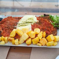 Cachopo vegano (el que pone que ganó un concurso en 2023)  at El Manglar in Oviedo