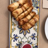 Spring rolls  at El Manglar in Oviedo