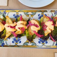 Gyosas at El Manglar in Oviedo