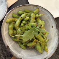 Edemame with sweet chilli sauce   at El Manglar in Oviedo