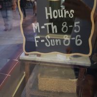 Hours as posted 6/30/22 at Le Pain Quotidien in Glendale