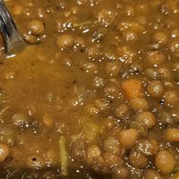 Lentil soup is deliciou!!! at Le Pain Quotidien in Glendale