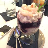Lychee parfait  at Yum Son in Nelson
