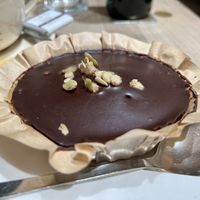 Chocolate cake  at Le Pain Quotidien in Namur