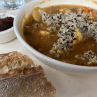 Pot-au-feu with quinoa   at Le Pain Quotidien in Wemmel