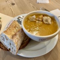 Soup of the day  at Le Pain Quotidien in Leuven