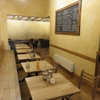 inside one of the rooms at Le Pain Quotidien, Louvain at Le Pain Quotidien in Leuven