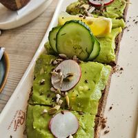 Avocado toast without eggs at Le Pain Quotidien - Kievitplein in Antwerpen