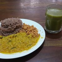 the best and cheapest breakfast in town at Ganga in Kandy